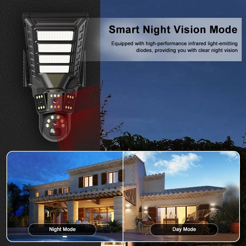Original Factory 200W Street Light Solar Monitoring 16000mAh Surveillance Camera-details-2