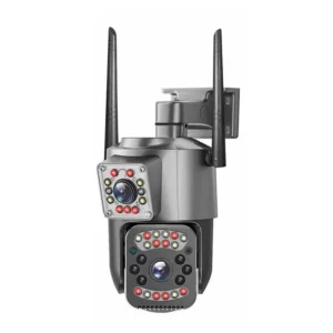 Two-Way Intercom 4G Dual-Lens Night Vision High-Definition 4MP Surveillance Camera