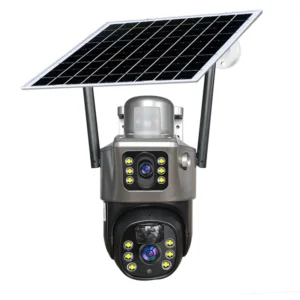 V380 Dual-lens 4G Solar-Powered Camera, High-Definition Night Vision, Wireless 6MP Monitor-Wholesale-Main-4