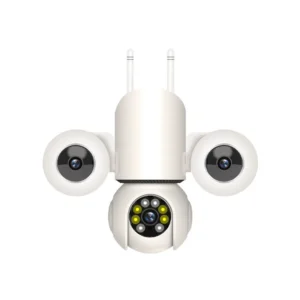 Tri-lens 6MP Triple-lens Monitor - Perfect for Watching Kids and Homes with No Blind Spots