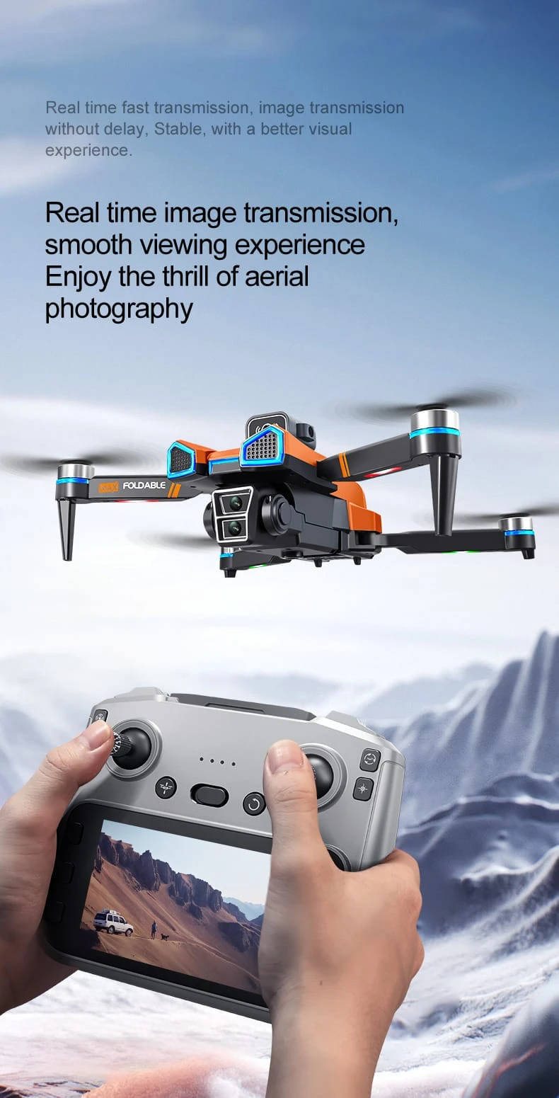 8K Triple-camera 30FPS Drone Headless Mode 50xZoom UAVa_13
